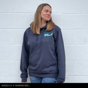 PEACE HOODY INK BLUE
