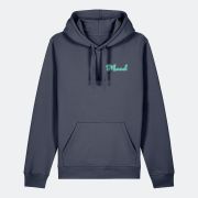 PEACE HOODY INK BLUE