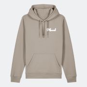 PEACE HOODY PEBBLE